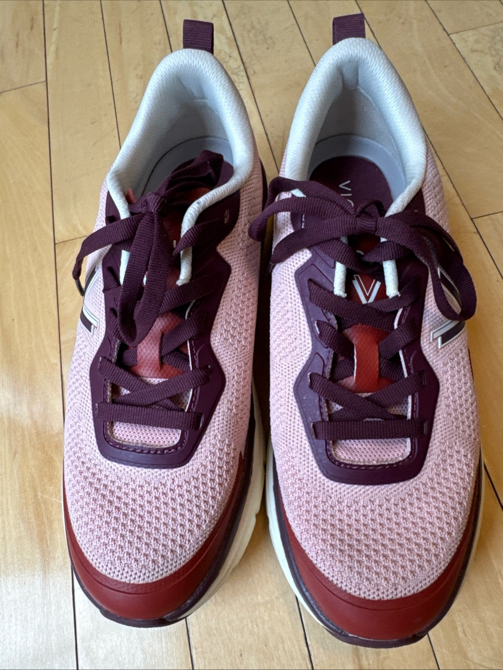 Vionic Pink/Maroon Walk Max Mesh Lace-Up Sneakers